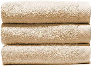 Lasa Asciugamani 100% cotone, salmone, bagno (100 x 150 cm), lavabo e tavolo da toeletta