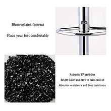 ZWJ-sgabelli da bar, sedia da bar girevole, sgabello da bar, sedia da bar, caffetteria, sedia da bar da cucina, altezza seduta: 57 cm ~ 77 cm (colore nero).