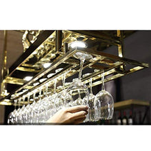 LXD Wine Rack, cremagliera di vetro di vino/a soffitto attaccatura del supporto di bottiglia del vino supporto del metallo ferro vetro vino Holder alta Cup/Altezza regolabile Rack Wine Glass,150