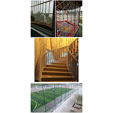 FCXBQ Rete di Sicurezza per Bambini Rete da carico Rete da Calcio Grassetto 5mm / 5cm per Giochi per Bambini Decorazione per la casa (Bianco) Rete Protettiva per Rete di Sicurezza tettiva (dimensi