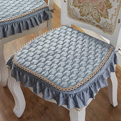 XHNXHN Cuscini per sedie da Pranzo Spessi Europei, Cuscini per sedili Corti in Peluche Cuscini per sedili per Esterni Antiscivolo per Interni Decorazioni per la casa Cuscini per sedie Lavabili con