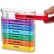 DOITOOL Contenitore per pillole da viaggio settimanale 28 scomparti portapillole organizer in plastica per medicine e medicinali, per viaggi HOM