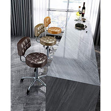 LIZHIQIANGdiaodeng Sgabelli da Bar Regolabile in Altezza Sedie Bar, Pelle Artificiale, 360 ° Girevole da Cucina Sgabello con Schienale (Colore: A4) (Color : A3)