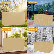Copertura Tavolo Giardino Esterno, Copertura Mobili Giardino Impermeabile 210D Tessuto Oxford Telo Copri Protettivo Quadrato Tavolo Sedie Esterni, per Arredo Poliestere in PVC,122 * 76 * 46cm