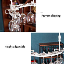 Classico S Type muro industriale montato Loft Retro vino del metallo del ferro della cremagliera della bottiglia Bar Shelf Hanging bagagli mensola del vino Calice Rack for ristoranti, bar, quotidiano