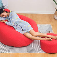 Sacchetto di Fagioli Pigro Divano - Sedia da Pavimento Regolabile,Soggiorno Lazy Couch High Back Lounge Chair Outdoor Garden Cushion Portable Stadium Seat, Gray
