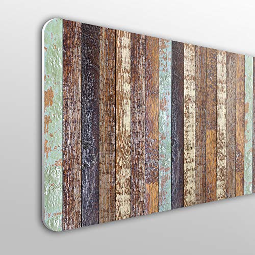 MEGADECOR Testiera per letto in PVC, 10 mm, decorativa, economica, Eureka (100 x 100 cm)