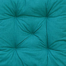 Chicreat Cuscino per sedie con schienale alto, turchese, 120 x 50 x 8 cm, set da 2