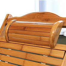 Accogliente Sedia a Sdraio Beach Yard Piscina Piegatura Pieghevole Chaise Regolabile Chaise Bamboo Lounge Sedia da Interno o all'aperto Sedia Relax