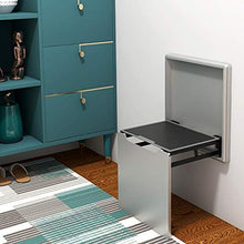 Sedile da vasca a muro per bagno,Sgabello da ingresso pieghevole per sostituzione scarpe,Sgabelli bassi in lega di alluminio sul muro di casa,Può sopportare 150 kg ( Color : Silver , Size : 43*41cm )