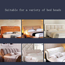 ASDFY Copri-Letto in Tessuto all-Inclusive Copri-Letto in Tinta Unita Parapolvere per Schienale Copri-Comodino Copri-Letto Morbido Addensato （Grigio）