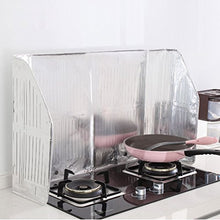 BESTonZON Strumento per Cucina con Schermo a spruzzo di Olio in Foglio di Alluminio 120 x 50 cm