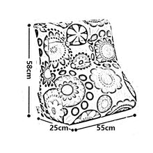 CJC Cuscini Schienale Comodino Cuneo Lombare Cuscino per sedie da Ufficio Cuscino per Schienale (Colore : T12, Dimensioni : 55cm)