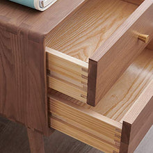 Comodini Comodino in Legno con 2 Cassetti Maniglia Hardware per Camera da Letto E Soggiorno 40X45x55cm / 15,7X17,7X21,7 Pollici