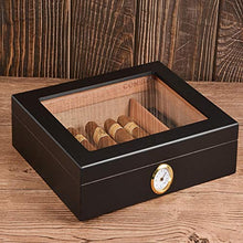 Scatola per Sigari Armadietto per Sigari Humidor per Sigari Scatola per Sigari Accessori per Sigari Legno di Cedro nella Configurazione del Processo di Verniciatura da Forno L'umidificatore può
