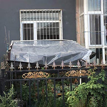CXF Incatramata Cancella Heavy Duty Trasparente Tarp, PE, 120g / m², Occhielli, all'aperto, Cortile, Copertura vegetale, Formato può Essere Adattato Telo Occhiellato Retinato