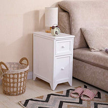 JXJ Comodino Ultra Stretto Comodino Semplice con Spazio Vuoto Comodino Piccolo in Legno massello da 20-30 cm per Camera da Letto, Bagno e corridoio