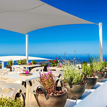 Cool Area Tenda a Vela Rettangolare 2.5 x 4 Metri Protezione Raggi UV, Vela Ombraggiante Resistente e Traspirante per Giardino Balcone Terrazza, Colore Grafite