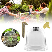 Emeili 6Pcs Coperture per Piante in Plastica, Mini Copertura per Piantagione a Temperatura Costante, Coperture per Piante a Campana Riutilizzabili per Giardino