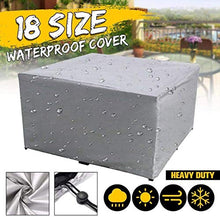 N / A Uovo Fuori Patio Amaca Sedia a Dondolo parapolvere Copertura Heavy Sedia da Giardino all'aperto, Grigio 115cmX190cm
