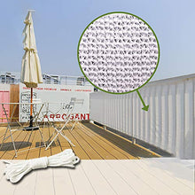 SDFGO Bianco Rete ombreggiante Artificiale Ombra 90% Decorazioni Giardino(Size:5 * 6)