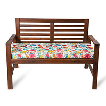 Celina Digby® - Cuscino impermeabile a 3 posti, con imbottitura in schiuma morbida (144 x 54 x 6 cm), motivo floreale