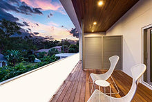 SUNNY GUARD Copertura per Balcone Giardino Schermo Privacy Resistente ai Raggi UV HDPE Telo frangivento con Fascette,75x600cm Crema