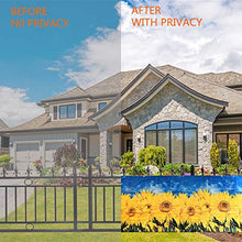 YUNSHAO Recinzione Copertura per Balcone Protezione della Privacy Schermo in Polyster Senza Viti Permeabile per Estate ed Inverno Opaco,90 x 500cm
