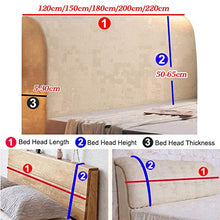 Renbin Copertura per Testiera, Fodera per Testiera Letto Alta Elasticizzata, Fodera per Testiera Letto Elasticizzata Decorazione Camera da Letto,M-120cm