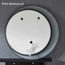 Specchi per Il Trucco a Parete Specchio Rotondo retroilluminato per Bagno Illuminato a LED con luci Specchio per Bagno con Interruttore a sensore tattile Luce Bianca/Luce Calda