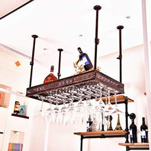 Splendidamente Peaceip Portabottiglie Ornamenti da Appendere Portabicchieri creativi Bar Upside Down Wine Glass Holder Table Portabicchieri da Vino Rosso Bianco, Bronzo (60 cm, 80 cm, 100 cm, 120 cm,
