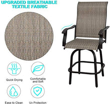 MengFeiNi 1 5 PCS Sgabelli da Bar A Barre All'aperto Girevoli Bistro Set, Sedie all-Meteo Top Tavolo E Set con Mobili Patio per Ombrellini, Cafes Yard Prato Giardino (4 Tavolo)