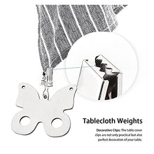 Clip per tovaglia decorativa 6pcs Ristorante Tovaglia Pesi Pesisce per feste di nozze Giardino da giardino interno Cucina da cucina con clip Picnic all'aperto Acciaio inossidabile per la festa nuziale