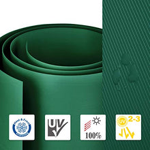 Sekey Frangivista per Recinzione Giardino in PVC Rigido, Schermo per la Privacy, per Giardino a Doppia Rete Metallica, Protezione Opaca Anti-UV Resistente alle intemperie, Verde, 19 cm x 25 m