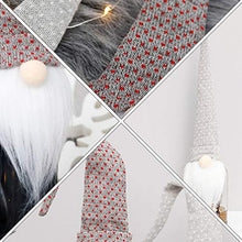 Cabilock 3 Pezzi Copri Bottiglia di Vino di Natale Peluche Gnomi Scandinavo Svedese Santa Tomte Bambola Giocattolo Rosso