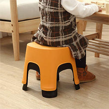 Liapianyun Bagno della Famiglia Sgabello di Plastica Piazza Sgabello Addensato Adulto Bambino Sgabello Basso Antiscivolo Piccola Panca È Pieghevole E Facile da Immagazzinare Abbastanza Luminoso,Rosso