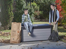Keter Denali Cuscino Box, 570 Litri, Grigio/Marrone, 151,7 x 72,5 x 70 cm