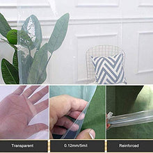 GJJSZ Teloni Resistenti Impermeabili Trasparenti,Copertura in Tela Cerata con Gommini antiruggine 5 Mil di Spessore Tela Cerata Impermeabile antistrappo per Tenda a baldacchino,Barca,Camion