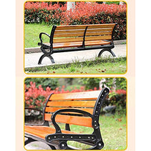 GaoF Panchina da Giardino Panchina in ghisa per Esterni, Poltrona da Giardino Sedia da Giardino a 2 posti, Posto panoramico