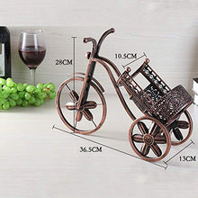 LHQ-HQ Singola Bottiglia di Vino controsoffitto Supporto della cremagliera Ferro Free Standing, Bottiglia d'Epoca Rack Magazzinaggio for Cucina Soggiorno Holder Display, Completamente Montato