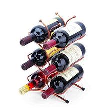Tavolo Wine Rack Cucina tavolo vino rack di stoccaggio del vino dell'organizzatore di immagazzinaggio cremagliera di esposizione freestanding Wine Rack Contiene 6 bottiglie da cucina per piani di lavo