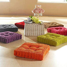 HYLX Cuscino Sedile, Cuscino Sedia, Cuscino Sgabello Rotondo, Cuscino Sedia Floreale Antiscivolo in Cotone Spesso, per Giardino, terrazza Esterna