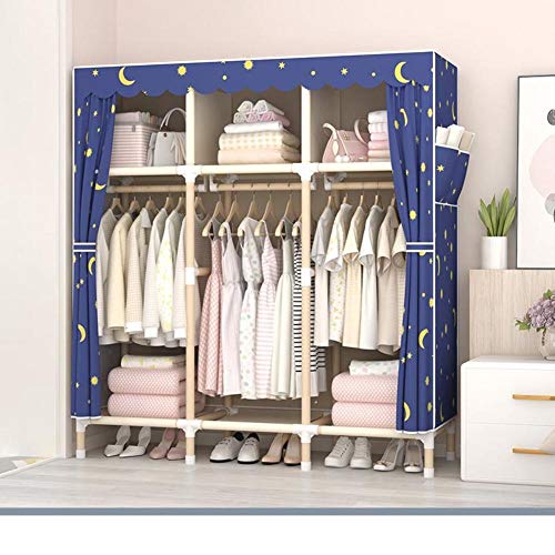 JYXJJKK Armadio di Assemblaggio di Grande capacità,Armadio in Legno Oxford Spesso-c