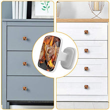 Set di 4 maniglie rotonde per armadio da cucina, credenza, cassettiera, cassettiera, con viti, per cucina, comò, armadietto, bagno, guardaroba, barbecue