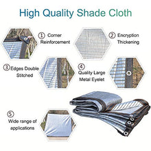 Telo Ombreggiante, Foglio di Alluminio Sunblock Paralume Riflettente, 80% di Protezione UV Bordo nastrato, Paralume for Il Giardino di Piante Patio Pergola di Serra (Size : 1m x 7m)