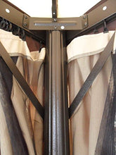 MICHELE SOGARI Gazebo 3X3 Giardino in Alluminio con Copertura 250 GR. Antipioggia 4 Zanzariere e 4 Teli Laterali