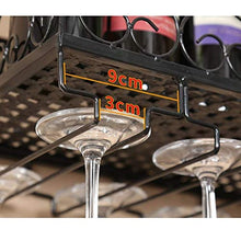 Supporto del vino, Bicchiere da vino supporto della cremagliera della cucina parete ha appeso vino, vetro di vino Rack Hanging Coppa Rack, attaccatura del supporto di Calice mensola creativa Vino Ross