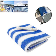 Paralume – Parasole per patio, schermo per balcone, patio, recinzione esterna, tessuto resistente per esterni, permeabile, bianco, 90 x 200 cm
