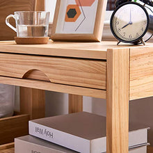 Comodini camera Mini legno comodino con cassetti - Comodino Mobili ed estremità di accento della Tabella Petto semplice movimento Tessuto Bins - Unità Organizzatore for camera da letto Lampada da como
