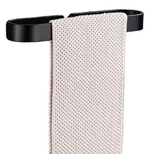 YunNasi Portasciugamani senza foratura per WC e bagno, 30 cm/40 cm/50 cm (30 cm, nero)